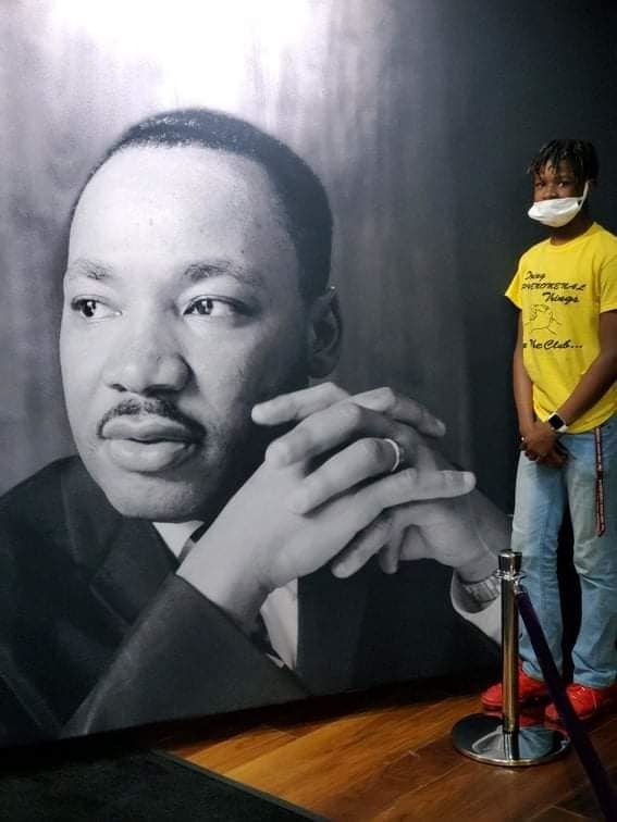 NJH Boys to Men Club Visit MLK Exhibit During Black History Month