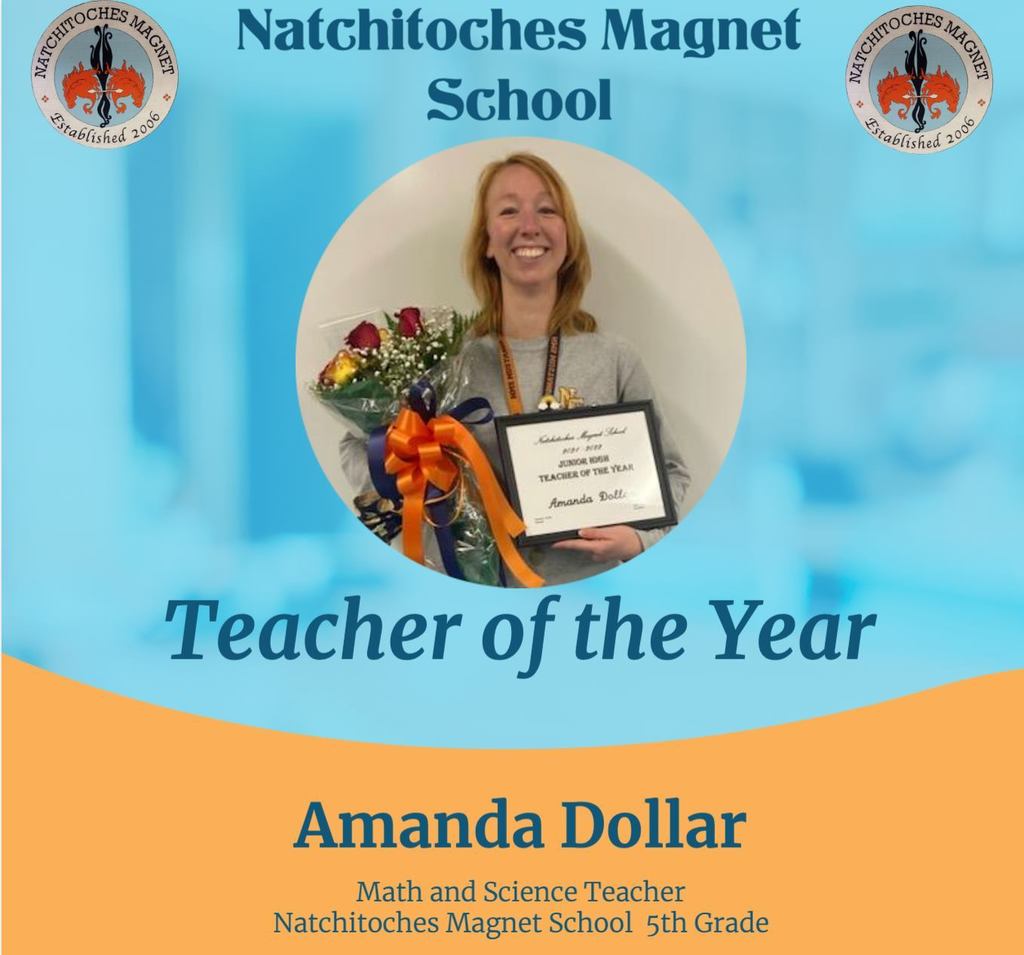 NMS Middle School Teacher of the Year