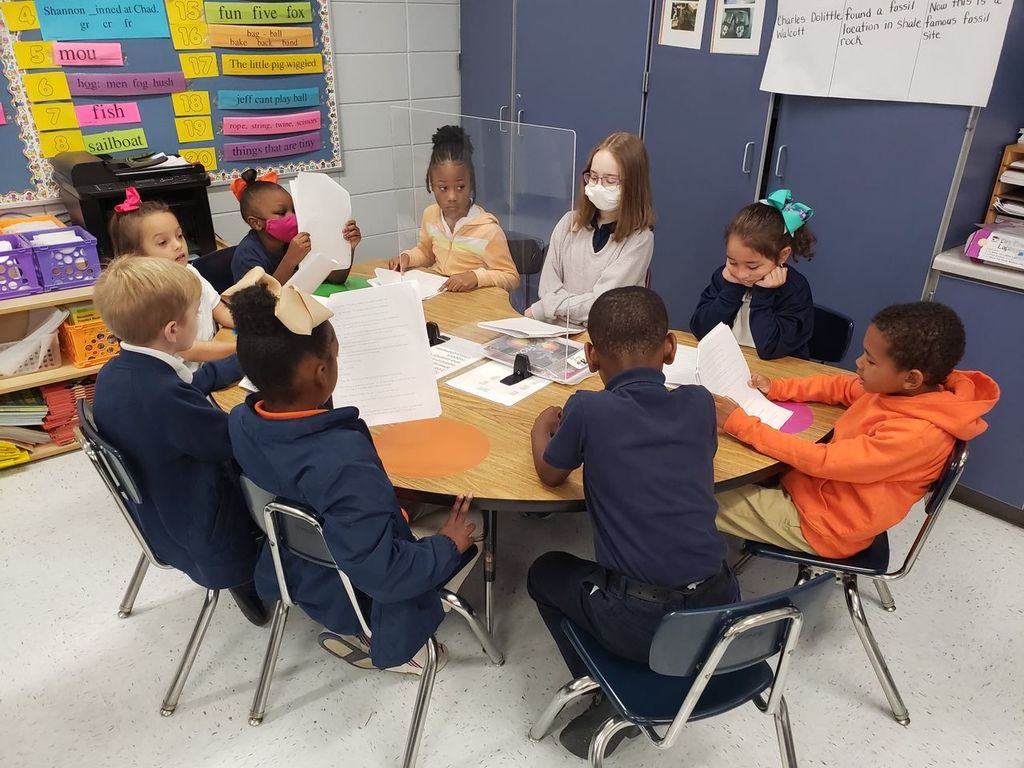 NMS 1st Graders Reading 2021
