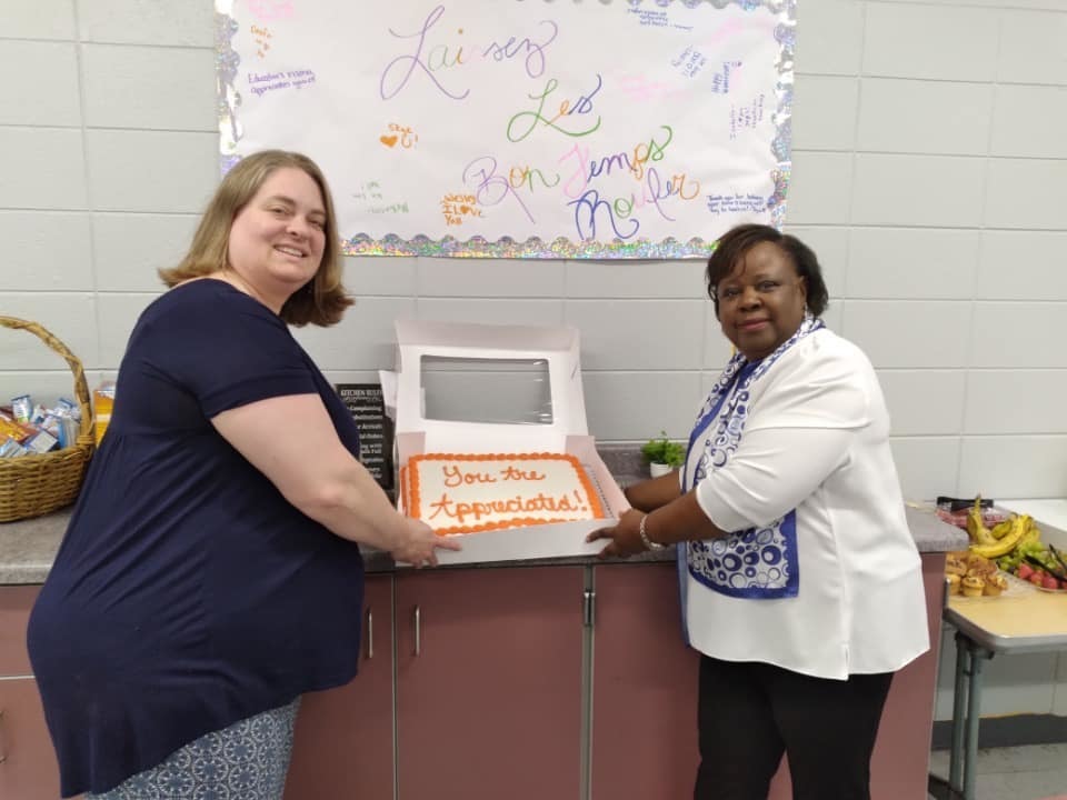 Teacher Appreciation Week 2022 NPSB Cake Delivery