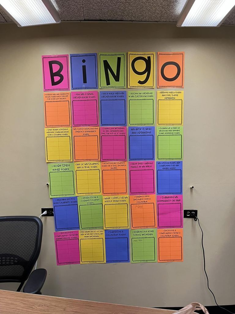 Teacher Bingo NSU M-Lab 2022