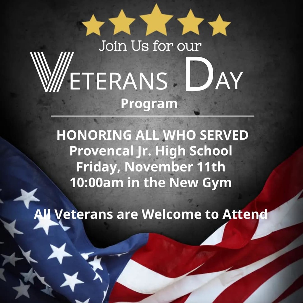 Provencal Veterans Day Program 2022