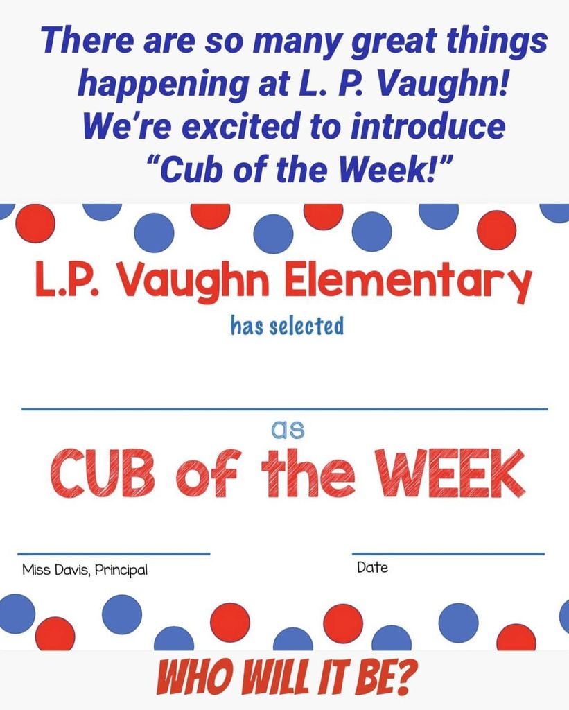 LP Vaughn Cub of the Week 2022