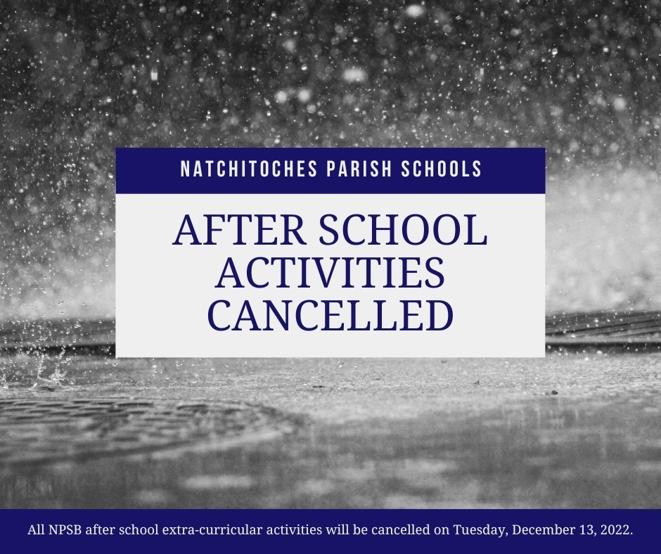 After School Activities Cancelled NSUELAB 2022